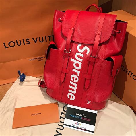 supreme louis vuitton bag retail price|louis vuitton supreme backpack men.